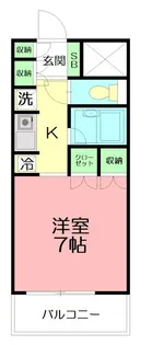厚木アザレアビル【5階】の間取り