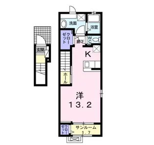 メゾン・ド・ジュネス【2階】の間取り