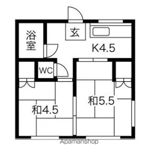 エステート早田【5階】の間取り