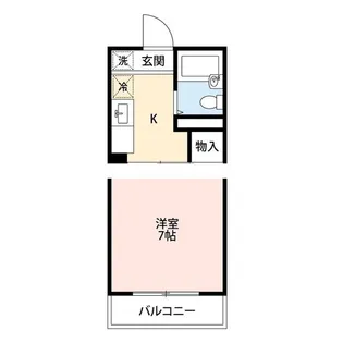 富ヶ丘ハイツ【2階】の間取り