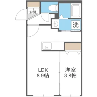 LINK N19【3階】の間取り