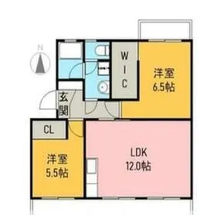 ベルエアー【3階】の間取り