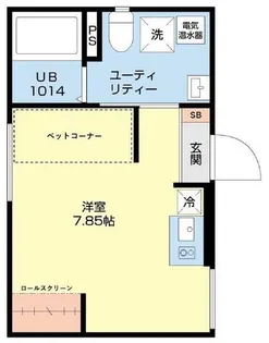 グレースアレイ池上【3階】の間取り