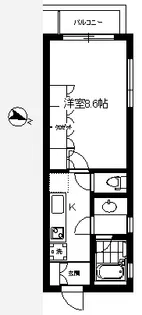 PEARL EBIS【1階】の間取り