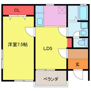 ソンセリテII【1階】の間取り