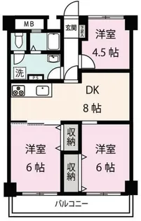 第2有馬グリーンハイム【1階】の間取り