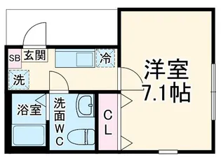 The Front Gumyouji【3階】の間取り