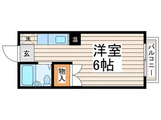 エステートピアA【2階】の間取り