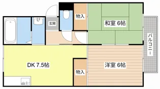 小金井ハイツ【1階】の間取り