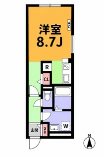 GRANZ OZONE【2階】の間取り