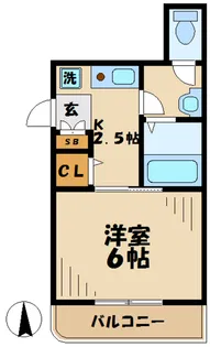 リヴェールイノウエ【5階】の間取り