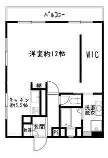 コトヴェール山津【4階】の間取り