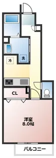 セレニティコートII【1階】の間取り