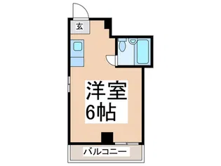 プラザ花園【4階】の間取り