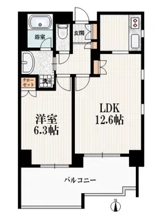 日神デュオステージ新宿中落合【3階】の間取り