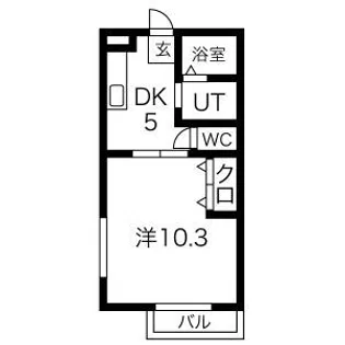 コーポK【2階】の間取り
