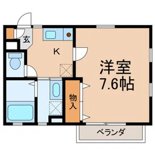 ラヴィアンローズ【2階】の間取り