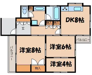 広島県安芸郡坂町坂西1【マンション】の間取り