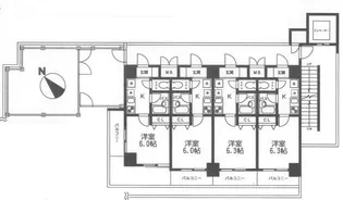 ライオンインプラントセンター町田ビル【4階】の間取り