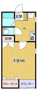 マウントヴィラ【1階】の間取り