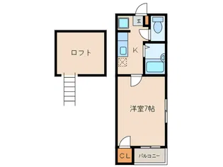 クルーズ愛宕【2階】の間取り