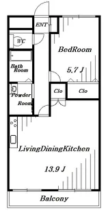 エトワールシャトー【2階】の間取り