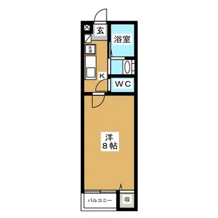 リバティーヒル【2階】の間取り