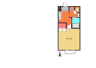 セジューる、K【2階】の間取り