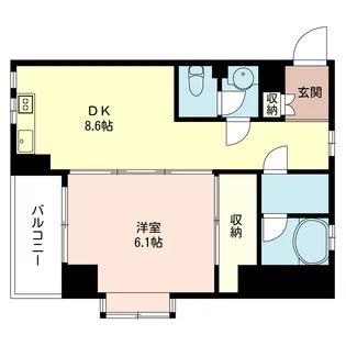 アーバングラッド【3階】の間取り