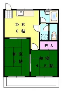 ハアラン矢坂【2階】の間取り