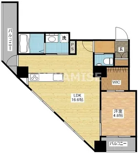LAHAINA【6階】の間取り