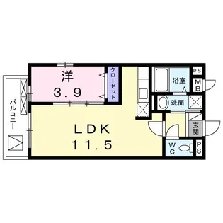 神奈川県横浜市鶴見区上末吉2【マンション】の間取り