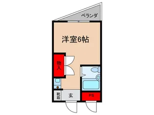 上中マンション美園【2階】の間取り
