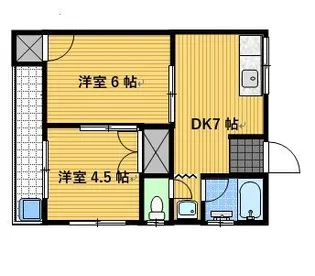ノインヒル・カネガエ【3階】の間取り