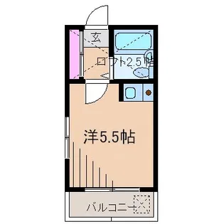 恭和コーポ菊名【2階】の間取り