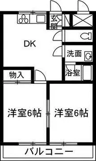 群馬県前橋市樋越町【マンション】の間取り