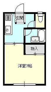 ルシャンテ【1階】の間取り