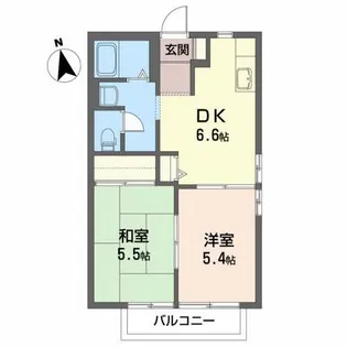 メゾンアムール【2階】の間取り
