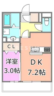 千葉県千葉市中央区南町3【アパート】の間取り