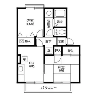 クレール本郷【2階】の間取り