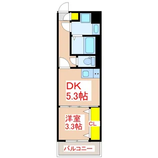 laki-ala【3階】の間取り