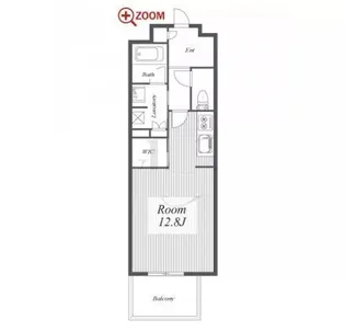 ロイヤルパークスERささしま【5階】の間取り