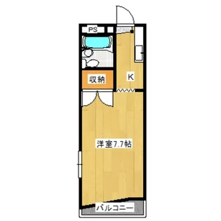 ハイツTBS A棟【2階】の間取り