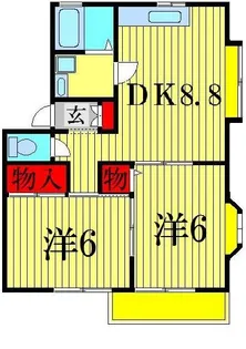 ヴェルドミール【2階】の間取り