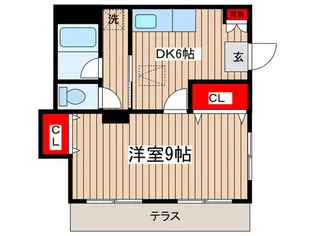 矢口ハイツ【1階】の間取り