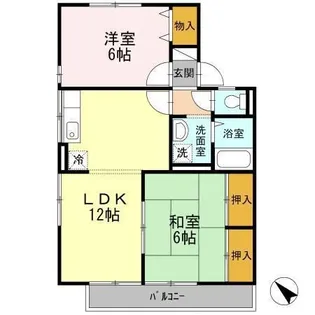 セジュール坂口 A棟【2階】の間取り