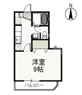 スリーサンズ【2階】の間取り