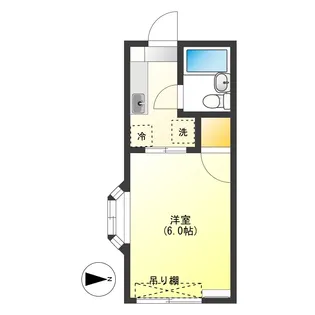 ホワイトスクエアエイト【2階】の間取り