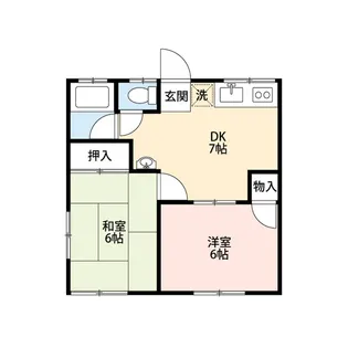 コーポ小澤【1階】の間取り