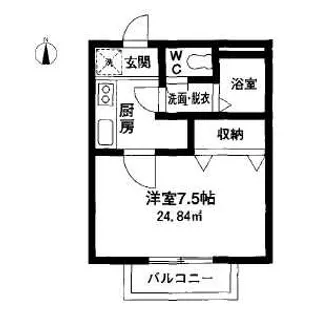 エクセルハイムII【2階】の間取り